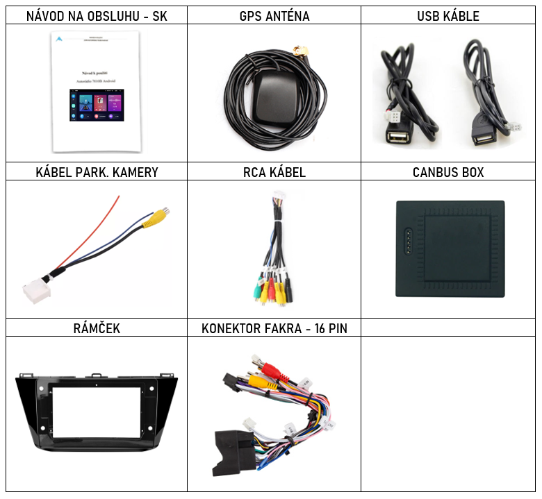 SK Prislusenstvo pre autorádio Podofo n pre VW Tiguan 2 s CarPlay AndroidAuto - evtech.sk